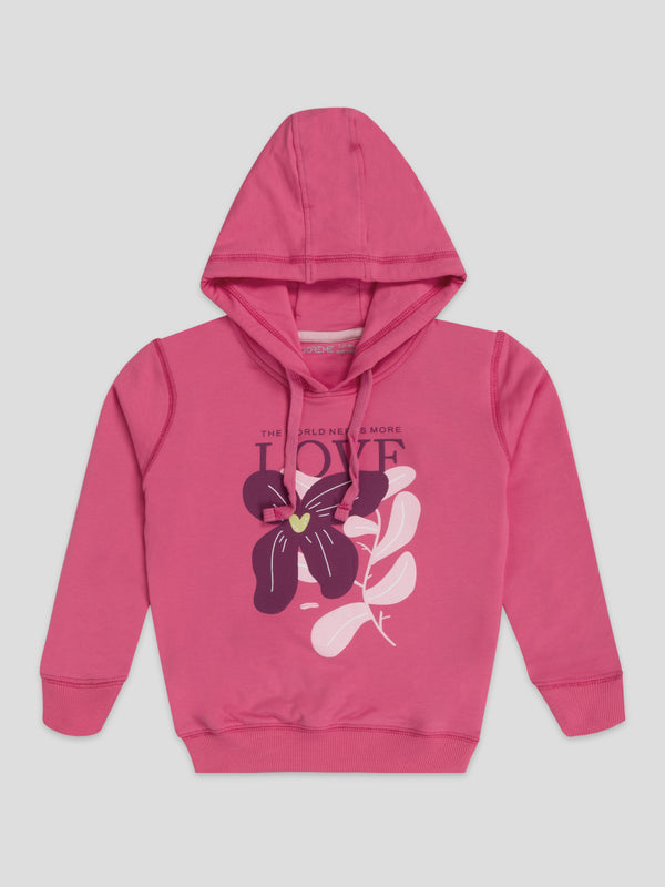 Girl's Apex Hoodie - Bliss Coral