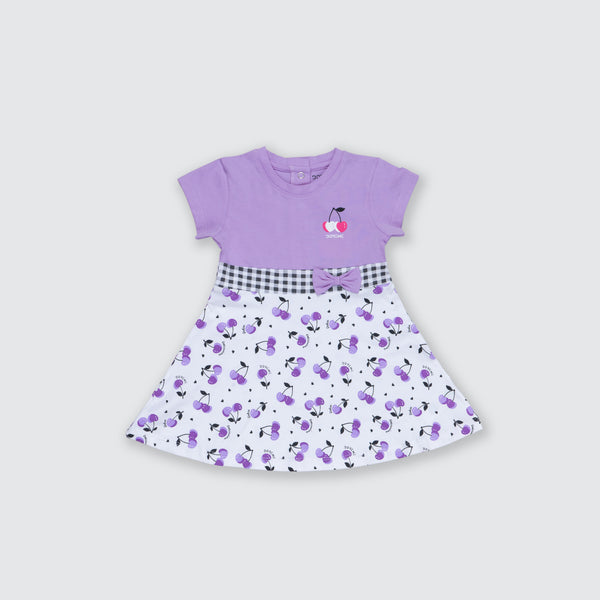 Girl's Raspberry Dress - Bright Lilac