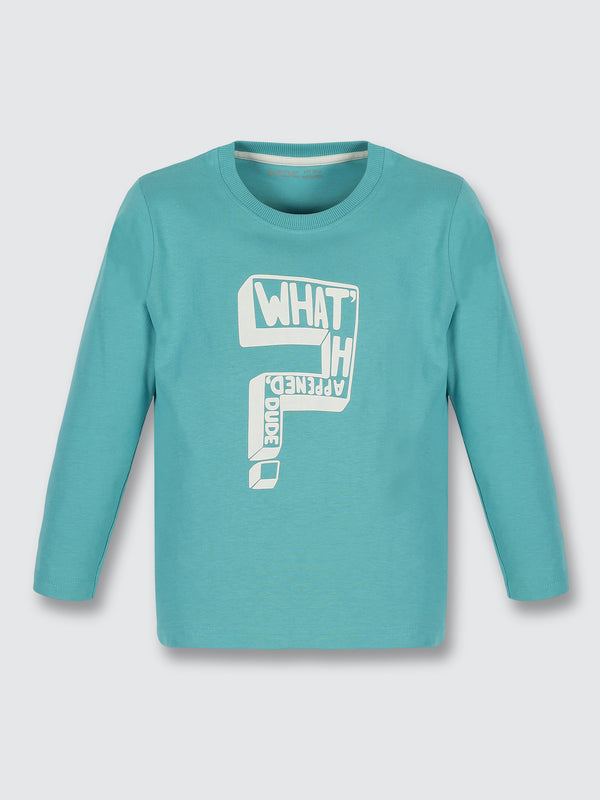 Baby Boys Long Sleeve T-Shirt - Bondi Blue