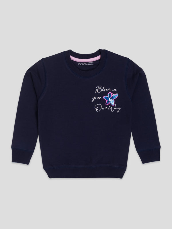 Baby Girl's Apex Sweatshirt - Club Navy