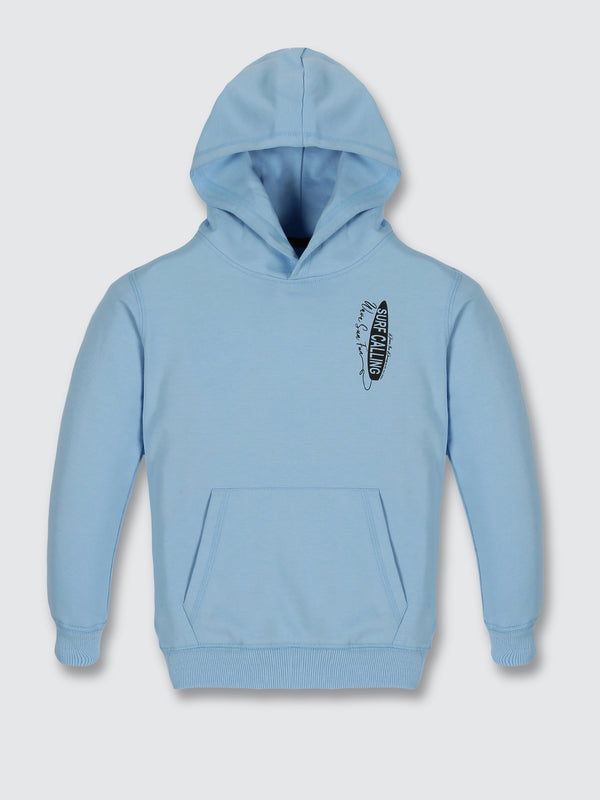 Baby Boys Hoodie - Salt Blue