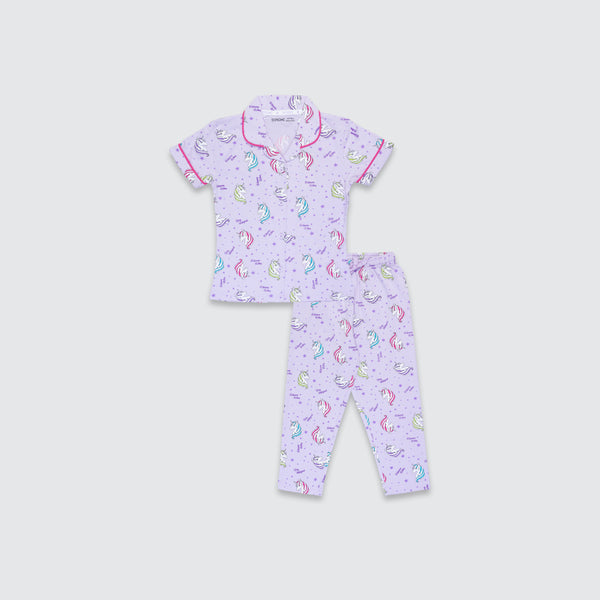 Girls Pyjama Set - California Mouve