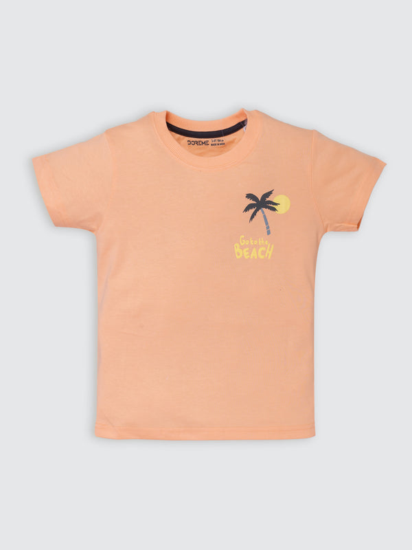 Boys T-shirt - Beach Orange