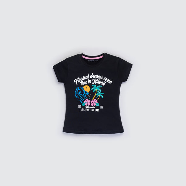 Girls T-Shirt - Black
