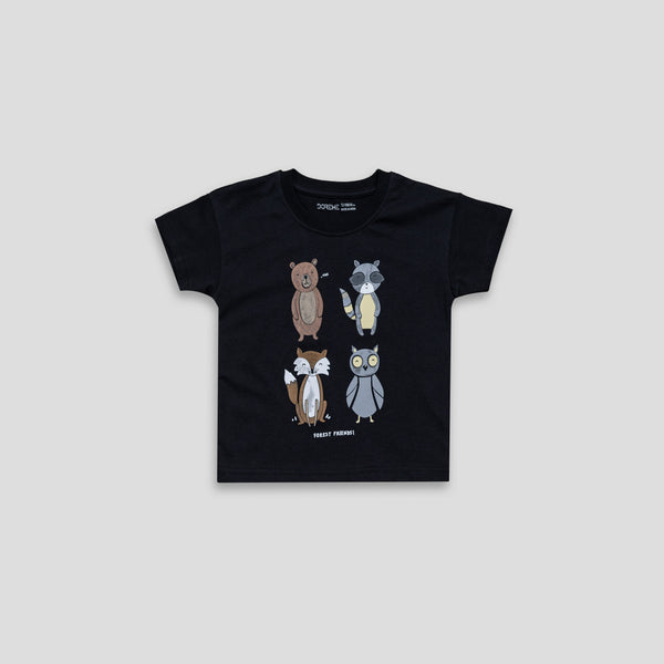 Baby Printed T-shirt - Dark Forest