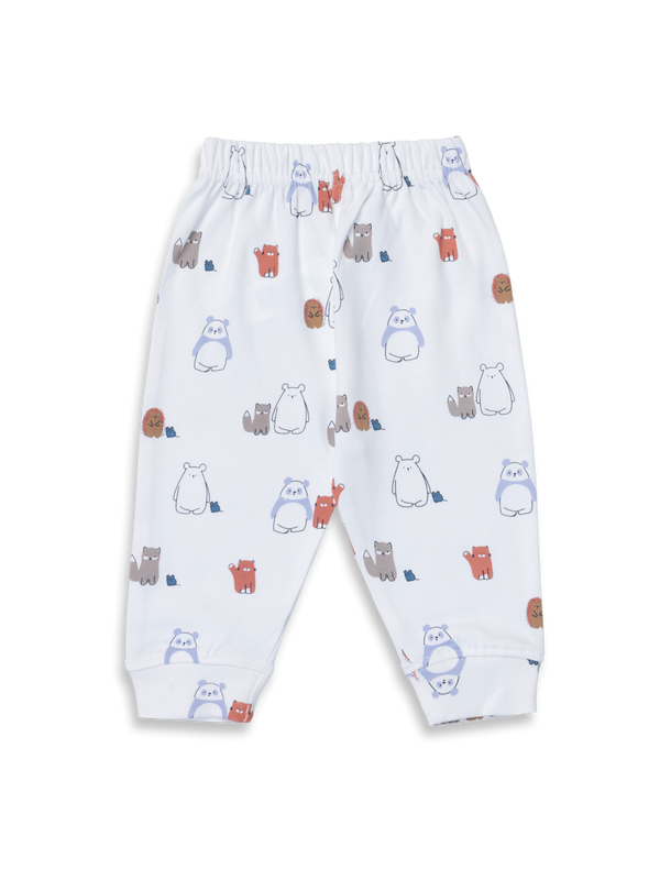 Newborn Diaper Legging - Animals Print