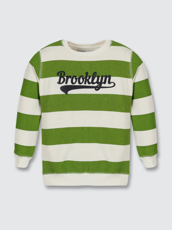Boys Full Sleeve Striped Sweatshirt - Brooklyn