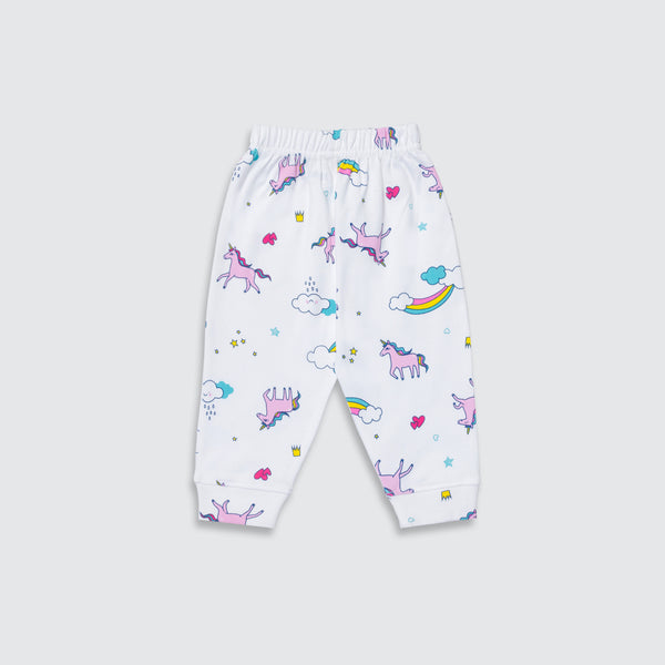 Baby Diaper Legging - Unicorn Print