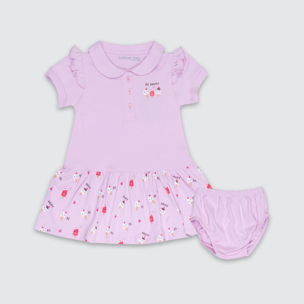 Baby Girl's Premier Dress - United Mouve