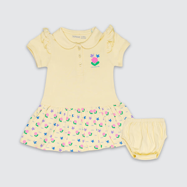 Baby Girl's Premier Dress - Lawn Yellow