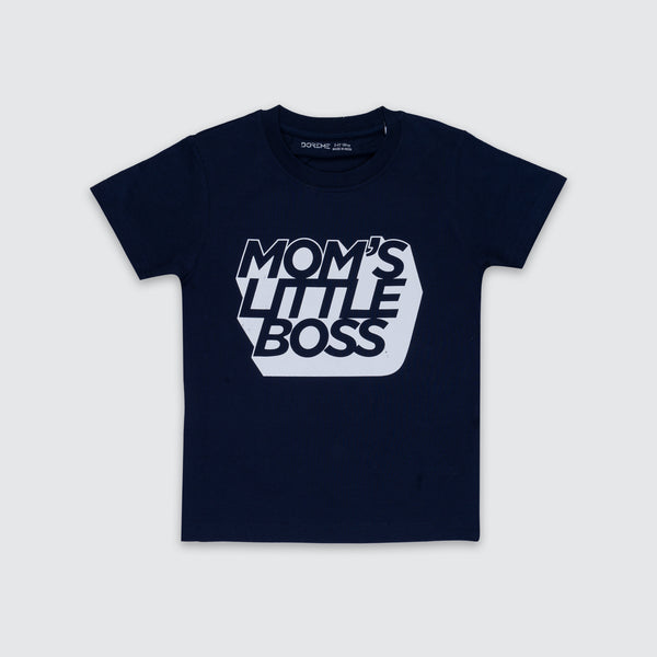 Newborn Printed T-shirt - Express Blue