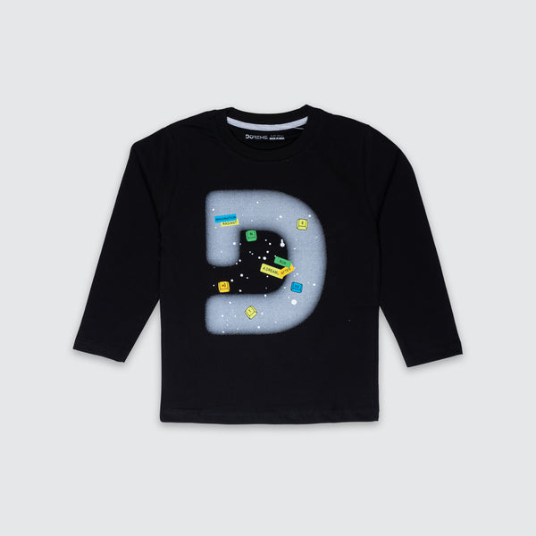 Baby Boys Long Sleeve T-Shirt - Black