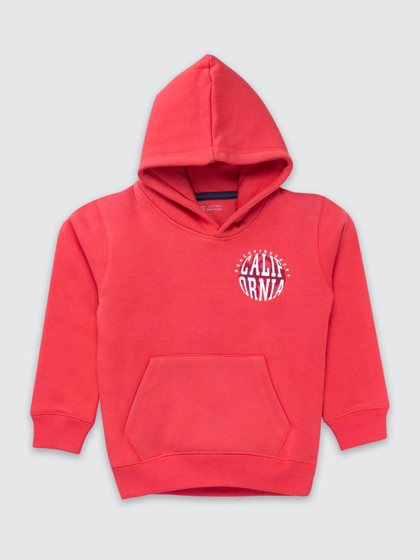 Baby Boys Hoodie - Raspberry