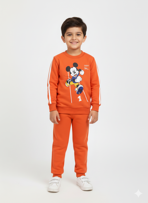 Disney Baby Boy's Apex Co-Ord Set - Marathon Orange