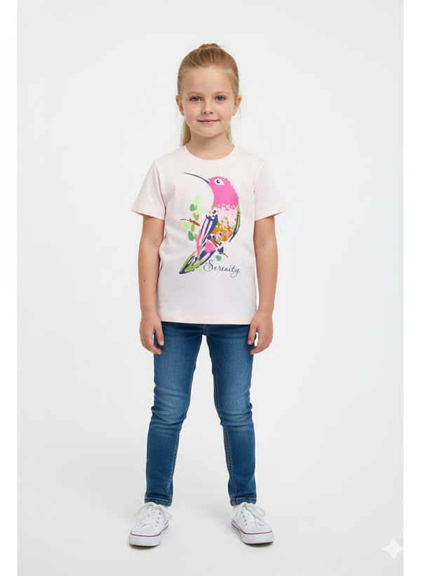Girl's Versatile T-Shirt - Summer Pink