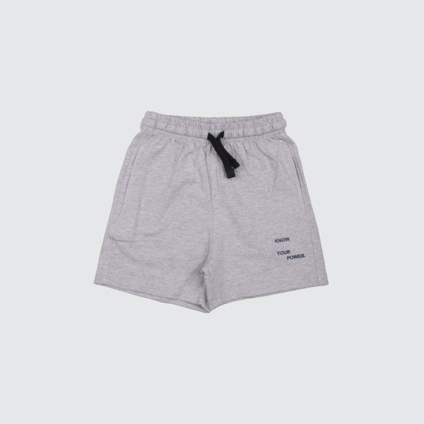 Baby Boys Shorts - Heather Grey