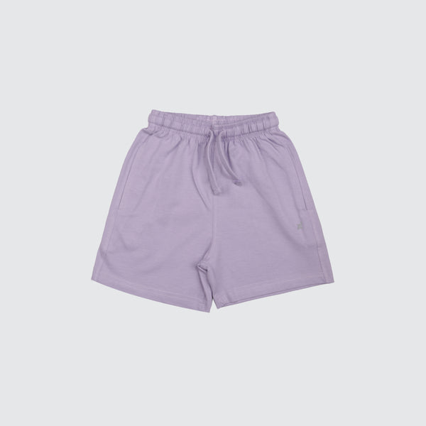 Baby Girls Shorts - Floral Lilac