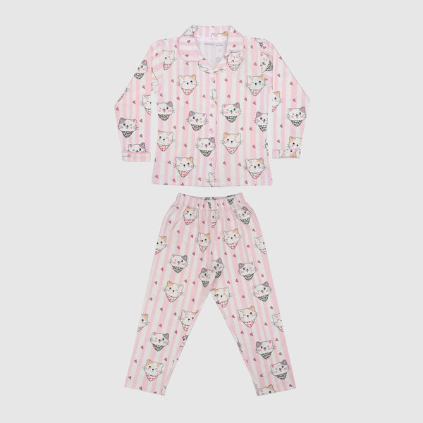 Girls Pyjama Set - Pink