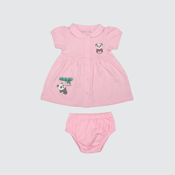 Girls Dress - Baby Pink