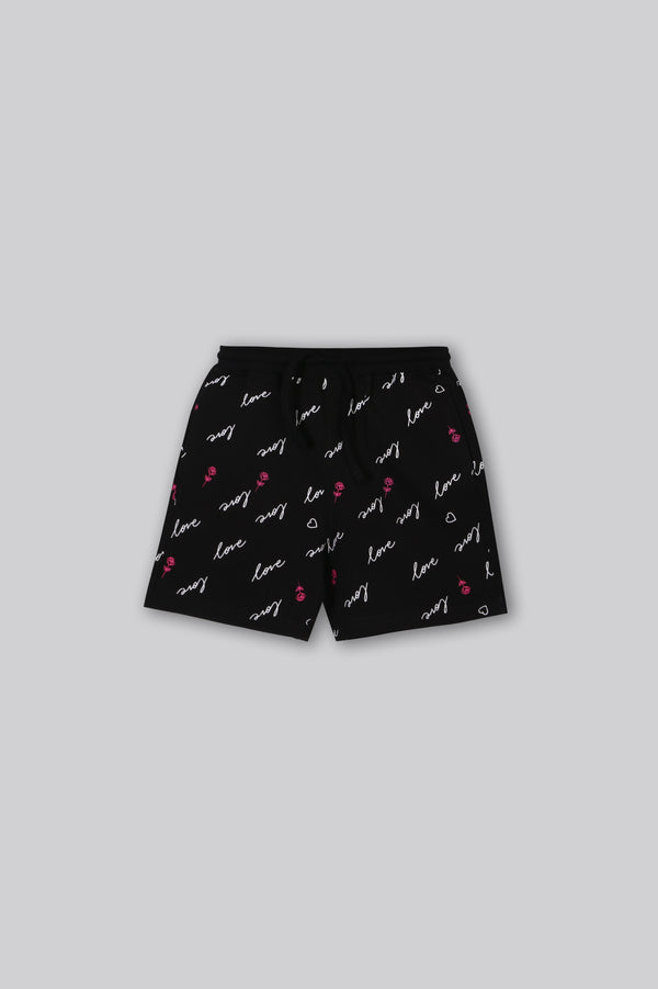 Baby Girls Shorts - Black