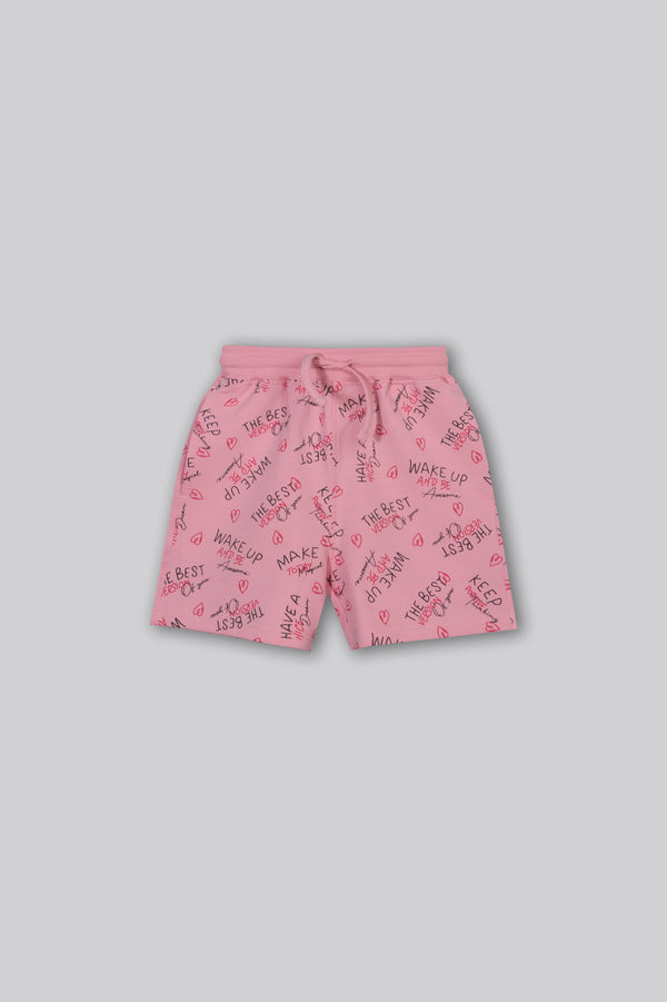 Baby Girls Shorts - Frosty Pink