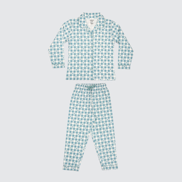 Disney Girls Long Sleeve Pyjama Set - Blue