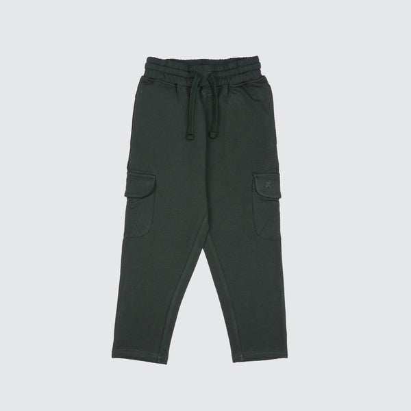 Boys Cargo Pant - Forest Green