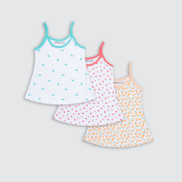 Newborn Slips - Butterfly, Heart & Orange Print