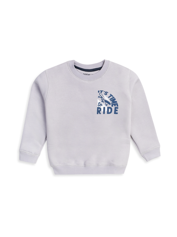 Baby Boys Printed Sweatshirt - Limit Smoke