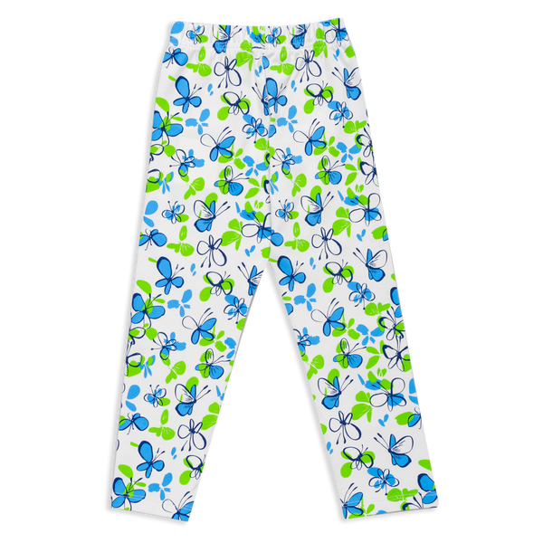 Girl's All Over Print Leggings - Off White