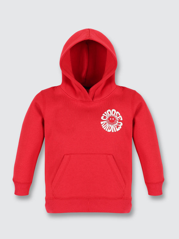 Girls Hoodie Sweatshirt - Red