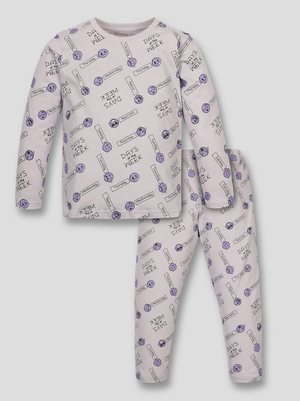 F/S  Pyjama Set - Powder Lilac