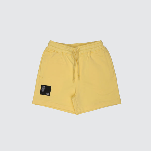 Boys Stretch Terry  Shorts - Cyber Yellow