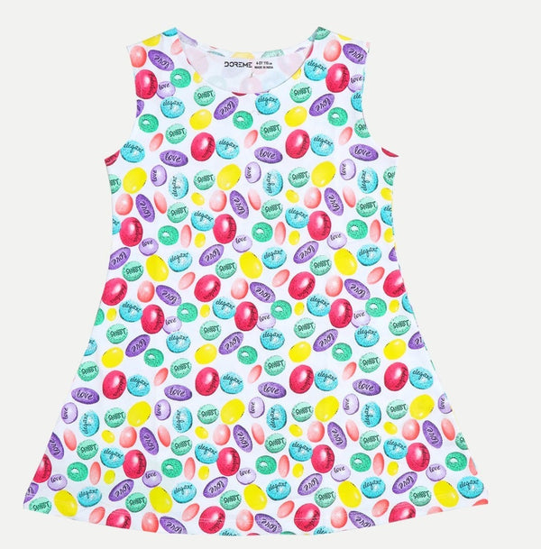 Girls Dresses - Pebbles Print
