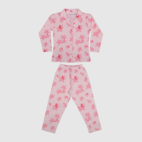 Girls Pyjama Set - Water Pink