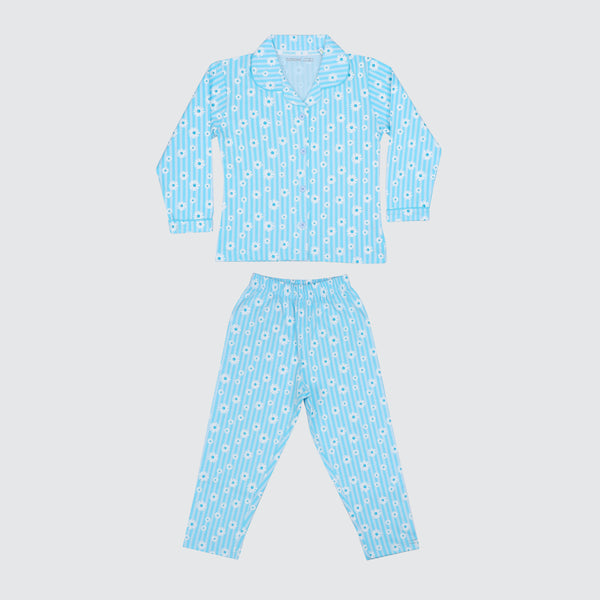 Girls Pyjama Set - L.T Blue